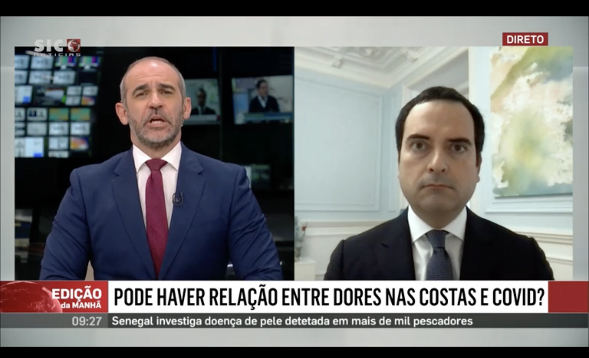 Dores de costas e Covid-19